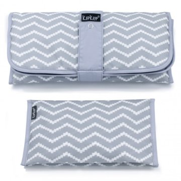 KipKep spreminjanje kompleta NAPPER COMBI-SET Silver Grey (bombaž)