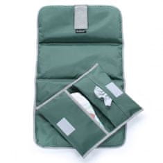 KipKep spreminjanje kompleta NAPPER COMBI-SET Calming Green (bombaž)