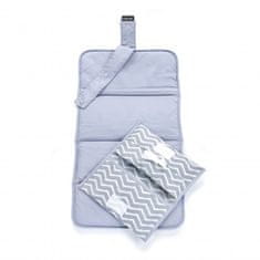 KipKep spreminjanje kompleta NAPPER COMBI-SET Silver Grey (bombaž)