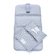 KipKep spreminjanje kompleta NAPPER COMBI-SET Silver Grey (bombaž)