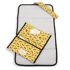 KipKep spreminjanje kompleta NAPPER COMBI-SET Memphis Yellow (bombaž)