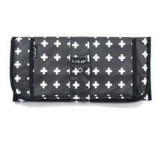 KipKep spreminjanje kompleta NAPPER COMBI-SET Crossy Black (bombaž)