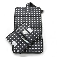KipKep spreminjanje kompleta NAPPER COMBI-SET Crossy Black (bombaž)