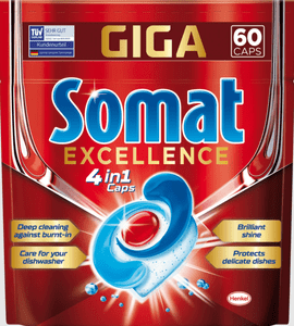 Excellence 4in1 kapsule za pomivalni stroj, 60/1