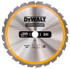 DeWalt Krožna žaga za les 305/30 mm, 24 zob