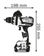 Bosch AKUMULATORSKI VRTALNIK GSR 18V-110 C 0*0AH L-BOXX