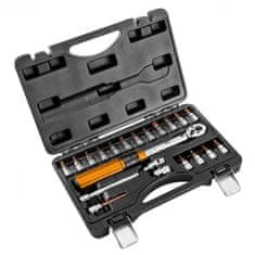 Eprim DVOSMERNI MOMENTNI KLJUČ 1/4'' 5-25 NM, KOMPLET 21 KOSOV.