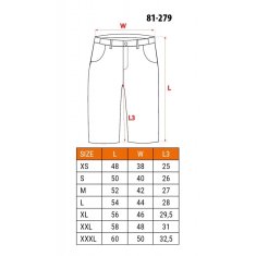 Džins kratke hlače velikost XXL - T N81-279XXL