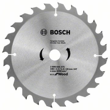 Bosch PÍLOVÝ KOTÚČ ECO OP WO 190*2,2/20 - B 2608644375