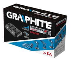 Graphite DVOJNI POLNILEC ZA BATERIJE ENERGY+