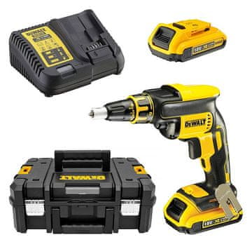DeWalt AKUMULATORSKI VIJAČNIK ZA MAVČNE PLOŠČE XR 18V 2*2,0AH