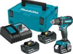 Makita AKUMULATORSKI VRTALNIK BLDC 18V 3*3,0AH LI-LON