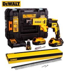 DeWalt AKUMULATORSKI VIJAČNIK ZA MAVČNE PLOŠČE 18V 2*2,0AH LI-LON+DCF6201