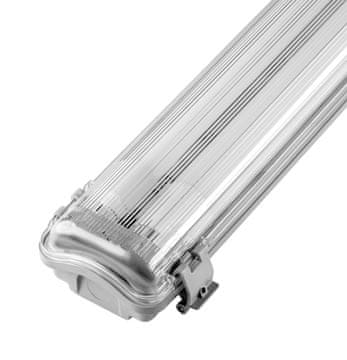 Orno IP65 ARMATUR 120CM + 2 T8 LED-LAMPOR 18W 3600LM, 4000K - ON-DS-2