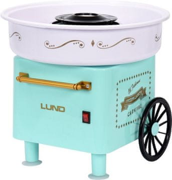 Lund stroj za sladkorno nitko, voziček 450w