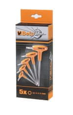 Beta SET MED 6-VINKELNYCKLAR, HANDTAG, 5 ST - BE 96T/S5P