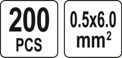 Eprim KOMPLET CEVI ZA TOPLOTNO KRČENJE 0,5-6 MM2., 200 KOSOV