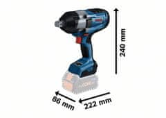 Bosch AKUMULATORSKI UDARNI KLJUČ 3/4'' GDS 18V-1050H 2*5.0AH