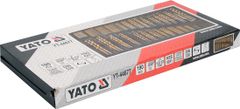 YATO Komplet svedrov za kovino 190 kosov 1-13 mm