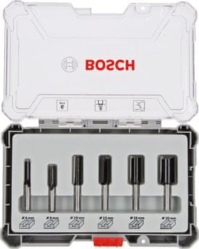 shumee KOMPLET 6 REZALNIH NASTAVKOV, ROČAJ 8 MM - B 2607017466