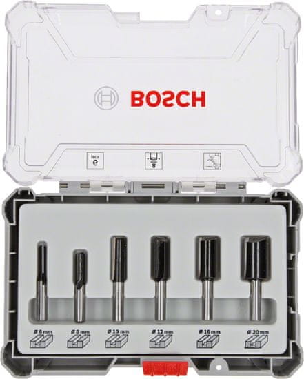 Bosch Komplet rezalnikov 6 kosov. 8 mm pecelj