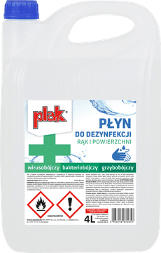 shumee DEZINFEKČNÝ PROSTRIEDOK NA RÚKY A POVRCHY, PLAK 4L