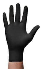 Nitrilne rokavice mercator go grip black velikost l