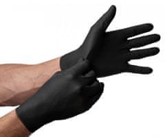 Nitrilne rokavice mercator go grip black velikost l