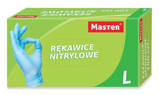 shumee Nitrilne rokavice master velikosti l