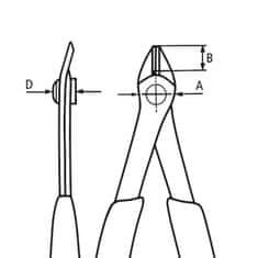 Knipex Izolirani stranski rezalniki z vzmetjo 125 mm