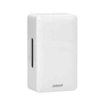 Orno ELEKTROMEKANISK TVÅFÄRSIG KLOCKA 230V VIT BREVIS MINI - ON-148/W