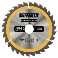 DeWalt Krožna žaga za les 184/30 mm, 30 zob