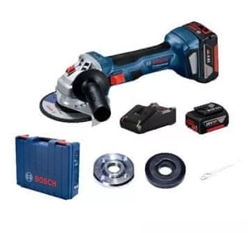 Bosch AKUMULATORSKI KOTNI BRUSILNIK GWS 180-LI 2*4,0*AH ŠKATLA