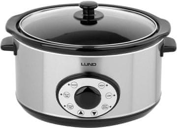 Lund LÅNGKOKARE 290W, 4,5L MED TIMER - W-67660