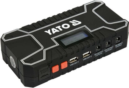 YATO Power bank 12000mah z LCD zaslonom