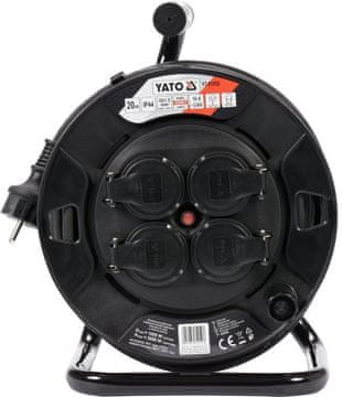 TOYA 20M podaljševalni kabel na kolutu - YT-81052