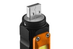 NEO Polnilna USB svetilka 300 lm 2 v 1 cree xpe + cob led