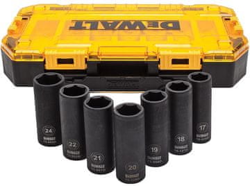 DeWalt SATSER MED LÅNGA SLAGHYLSOR 1/2' 7 DELAR - DWMT74737-0