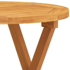 Vidaxl Bistro miza Ø46x47 cm trden akacijev les