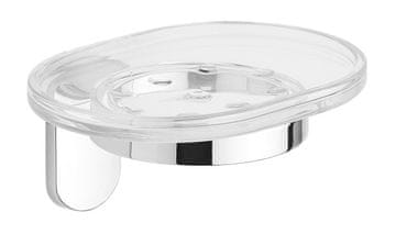 SAPHO ZERO Elegantna Kromirana Mýdlenka - Jeklo/Plastika