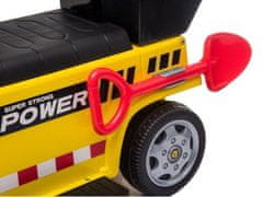 Lean-toys Akumulatorski tovornjak prekucnik 6V 4,5Ah glasba in luči