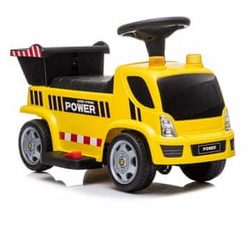 Lean-toys Akumulatorski tovornjak prekucnik 6V 4,5Ah glasba in luči