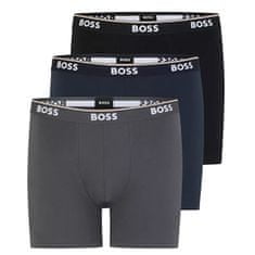 Hugo Boss 3 PAKET - moške boksarice BOSS 50475298-462 PLUS SIZE (Velikost 5XL)