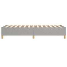 Vidaxl Box spring posteljni okvir svetlo siv 100x200 cm blago