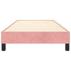 Greatstore Box spring posteljni okvir roza 80x200 cm žamet
