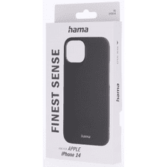 Hama Finest Sense, ovitek za Apple iPhone 14, umetno usnje, črn
