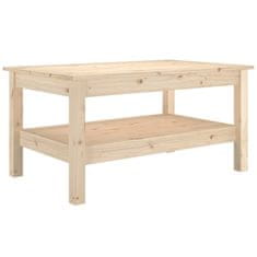 shumee Klubska mizica 80×50×40 cm trdna borovina