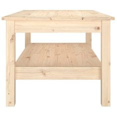 shumee Klubska mizica 80×50×40 cm trdna borovina