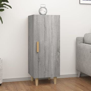 Vidaxl vidaXL Omarica, siva sonoma hrastova, 34,5 x 34 x 90 cm, material na osnovi lesa