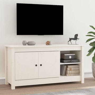 Vidaxl vidaXL TV stojalo belo 103x36,5x52 cm borov les